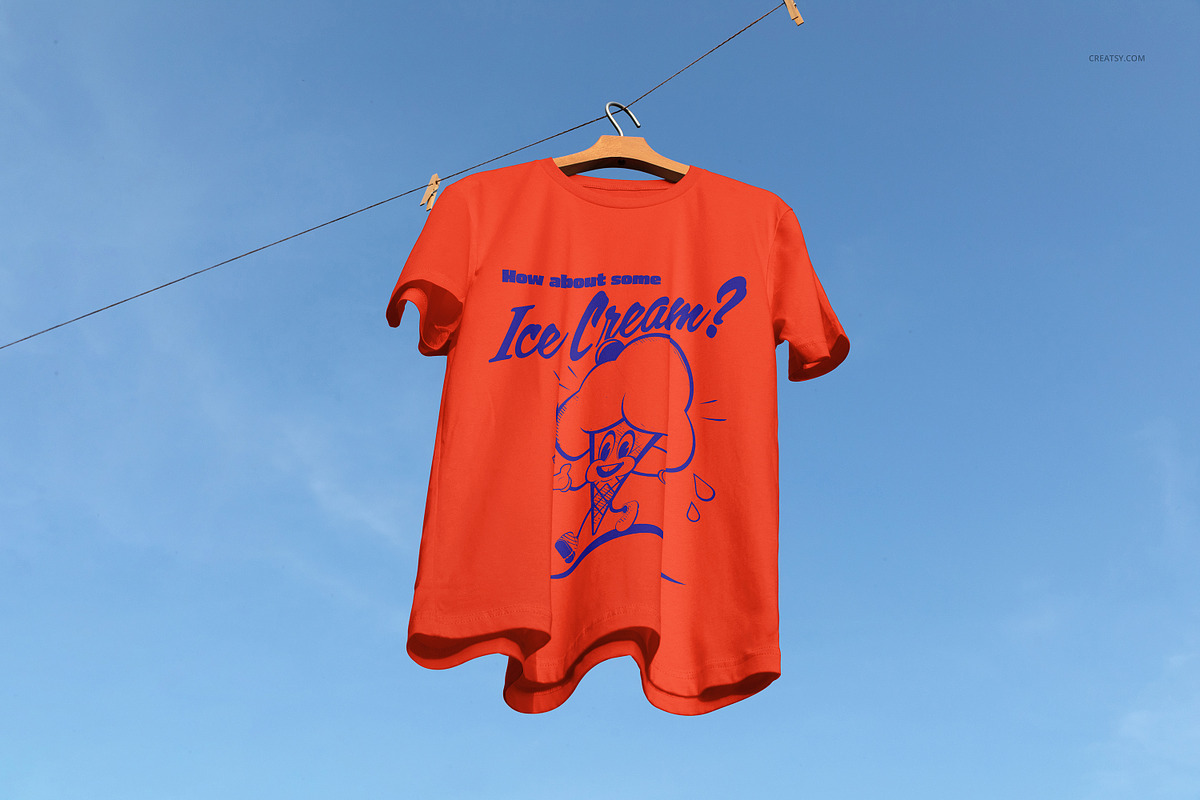 Bella Canvas 3001 T-shirt Mockup Set, a Shirt Mockup by creatsy5 (Photo 6 of 8)