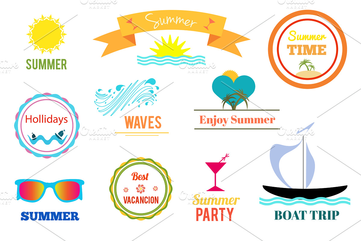 Enjoy Summer, an Object Graphic by gina_art