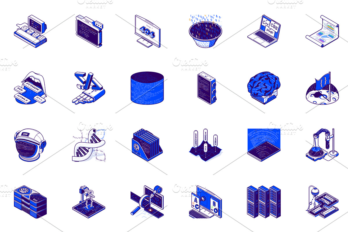 Programming Isometric Icons, an Icon by alexdndz