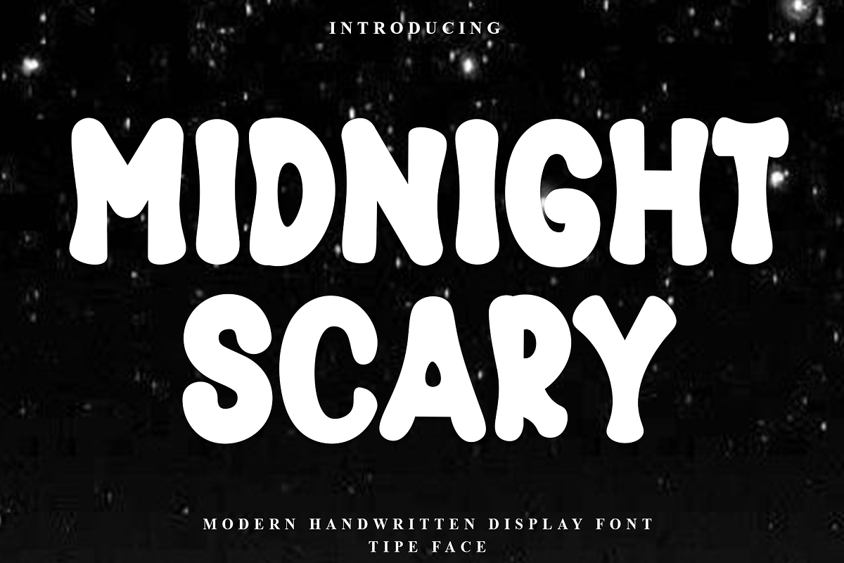 Midnight Scary, a Script Font by InermediaSTUDIO (Photo 1 of 8)
