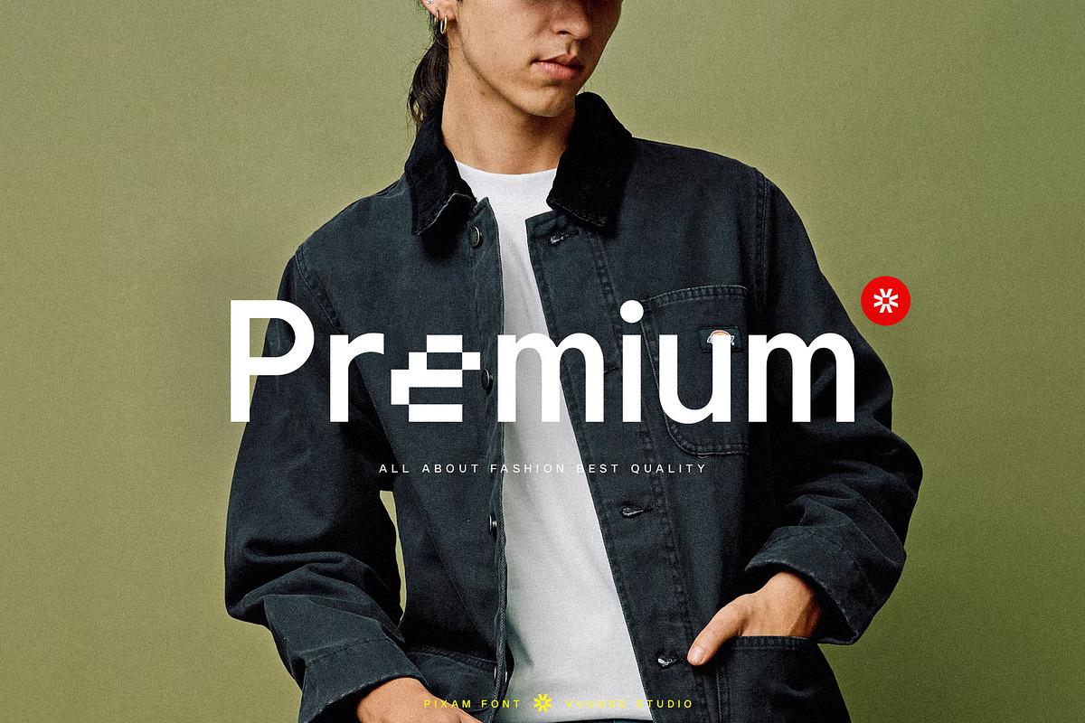 Pixam Font, a Sans Serif Font by vuuuds (Photo 2 of 10)