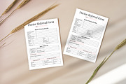 Printable Doctor Referral Form, a Print Template by Snapybiz (Thumbnail 5 of 8)