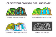 Natural sights of Norway, an Illustration by GenziWorkshop (Thumbnail 2 of 13)