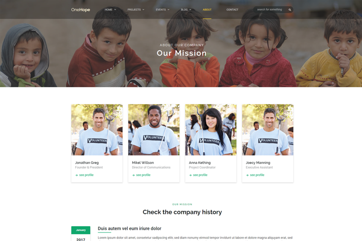 OneHope - Charity HTML Template, a Websites & App Template by FlyTemplates.com (Photo 8 of 10)