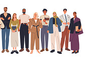 Diverse business people set, banner, a Person Illustration by Good Studio (Thumbnail 4 of 17)
