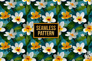 Impasto Painted Plumeria Pattern, a Pattern Graphic by Creative Store (Thumbnail 4 of 5)