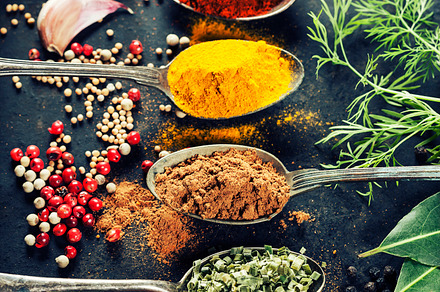 Herbs and spices selection containing spices, herb, and background, a Food & Drink Photo by Natalia Klenova's Shop