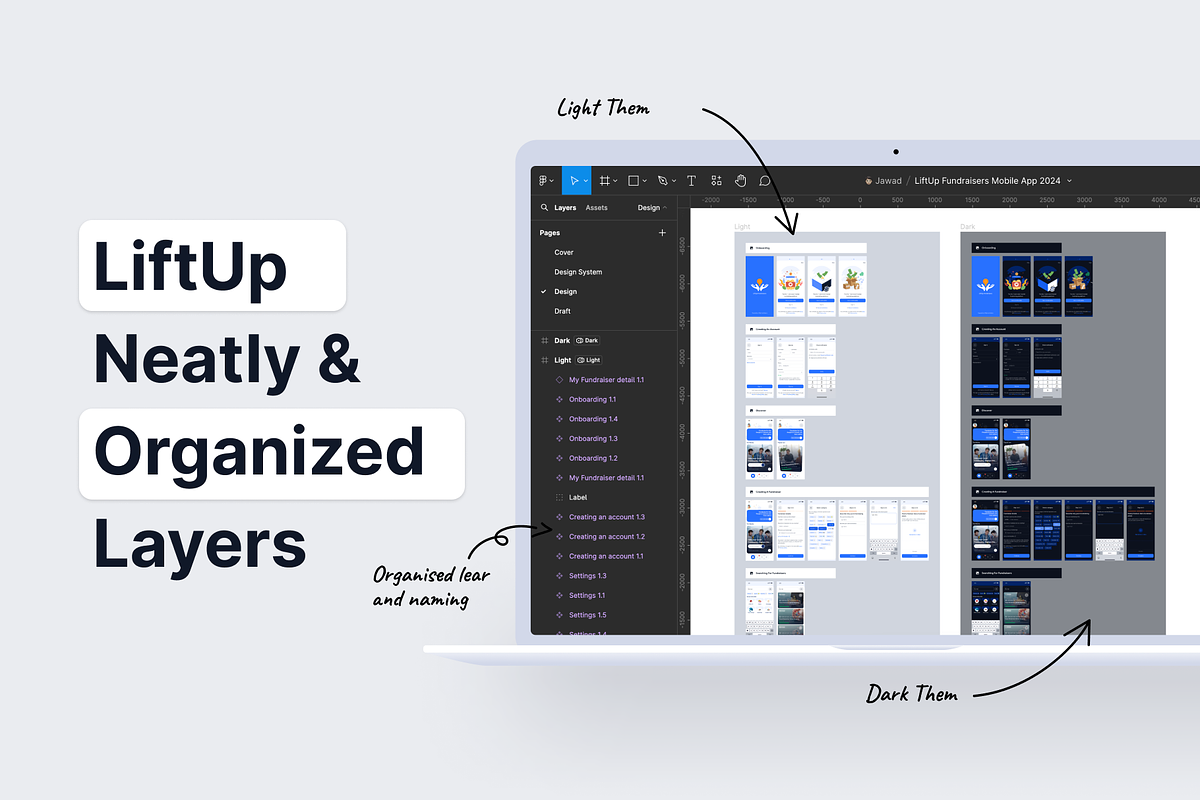 LiftUp - Fundraises App UI Kit, an UI Kit Template by floxui (Photo 4 of 7)
