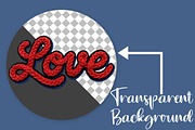 Faux Knitted Yarn Groovy Love PNG, an Illustration by Canvas Craft (Thumbnail 2 of 7)