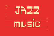 Saxoswings - Jazzy Geometric Font, a Sans Serif Font by riff.type (Thumbnail 5 of 10)