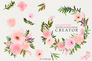 Watercolor Flowers Procreate Creator, a Brush Add-On by whiteheartdesign (Thumbnail 7 of 8)