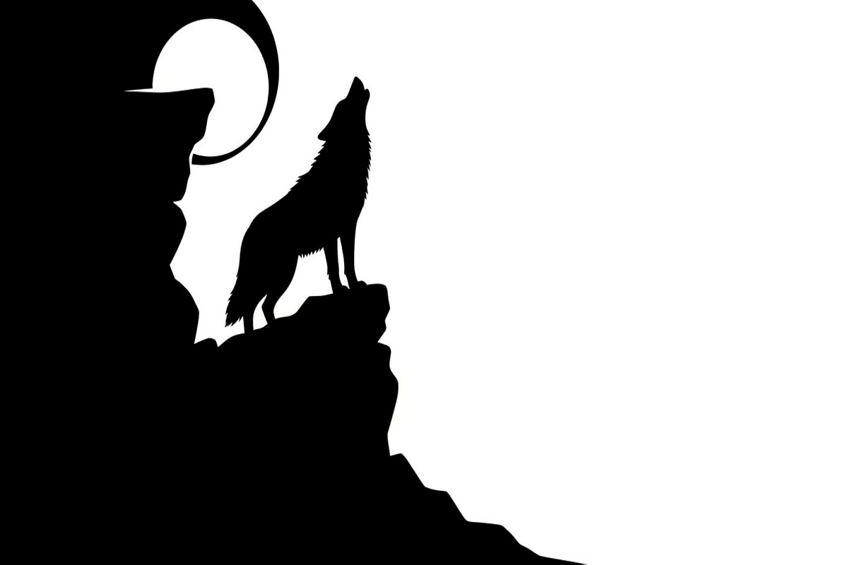 40 Wolf Moon Silhouette Vector Bundl, an Illustration by Amazin_art (Photo 21 of 41)