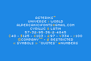 Player One - Pixel Typeface, a Sans Serif Font by alpercakici (Thumbnail 11 of 13)