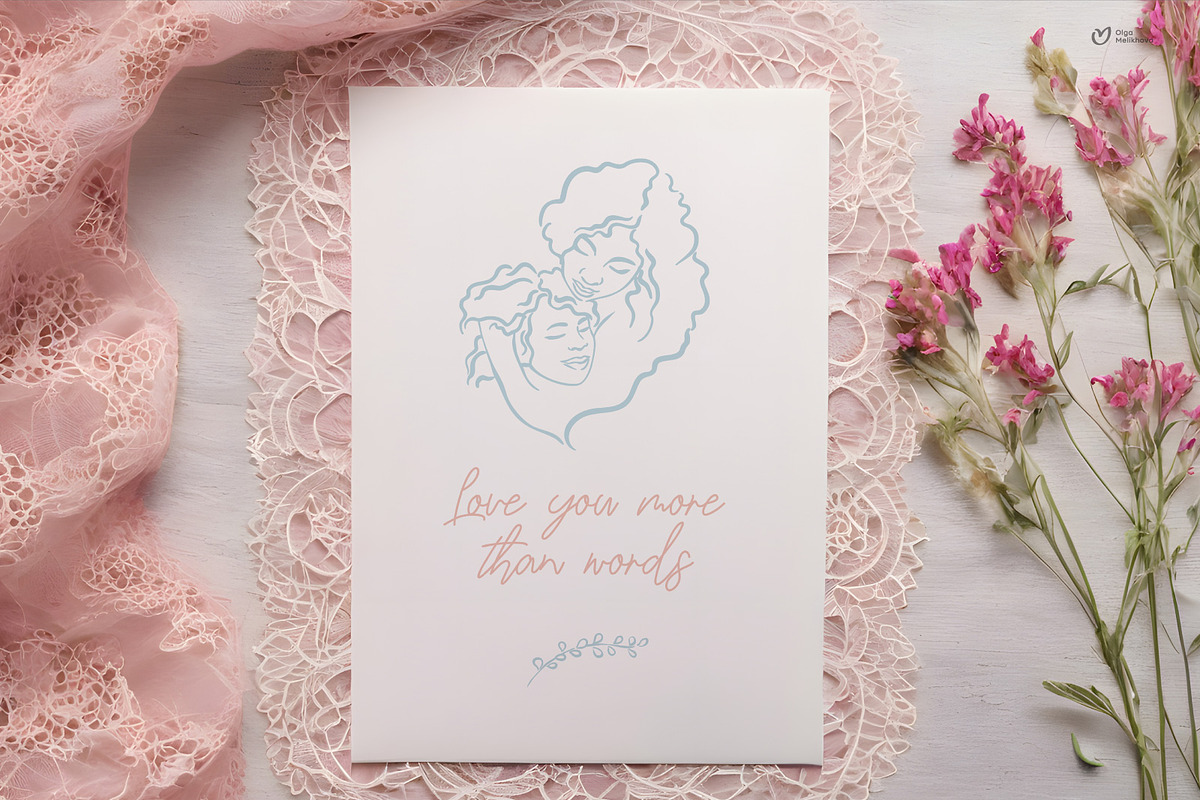 Mother's Day SVG Bundle, an Illustration by ollalya (Photo 7 of 9)