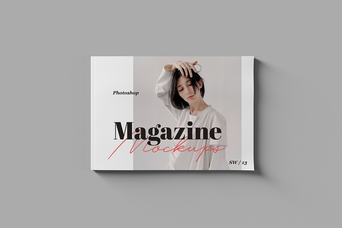 Landscape Magazine / Book Mockups, a Print Template by artimasa (Photo 2 of 6)