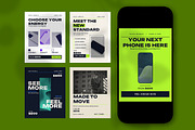 Smartphone Launch Instagram Carousel, a Social Media Template by Pitchlook.Studio (Thumbnail 3 of 3)