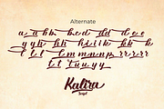 Kalira Script, a Handwritten Font by Ginart (Thumbnail 9 of 9)