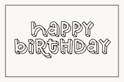 Hello Outline - Cute Outline 3D Font, a Handwritten Font by Airotype (Thumbnail 4 of 9)