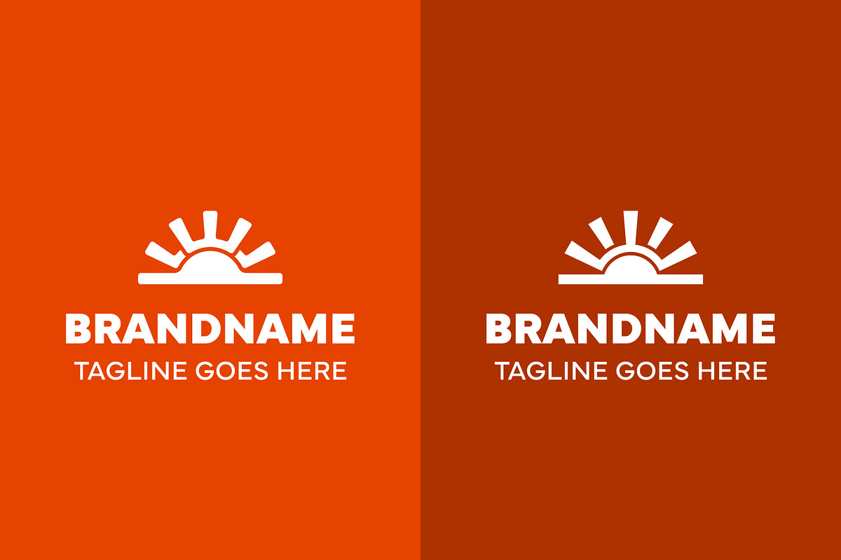 Letter W Sunrise Modern Logo Set, a Branding & Logo Template by Pray Art Design Studio (Photo 2 of 2)