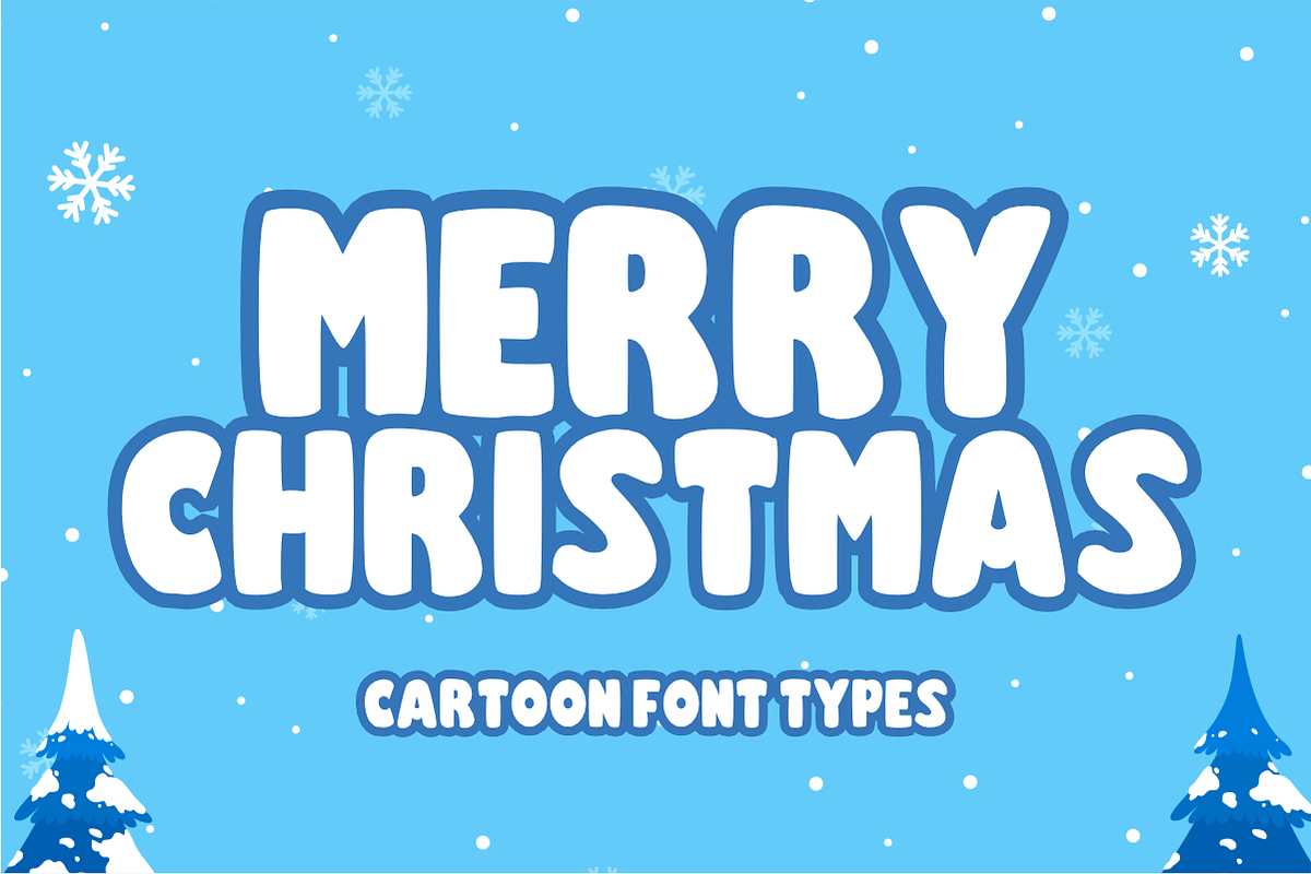 Winter Bubble - Cartoon Display Font, a Sans Serif Font by KiddoGlyphs Studio (Photo 3 of 4)