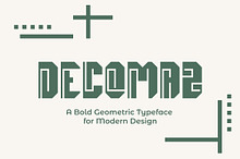 Decomaz – Modern Display Typeface