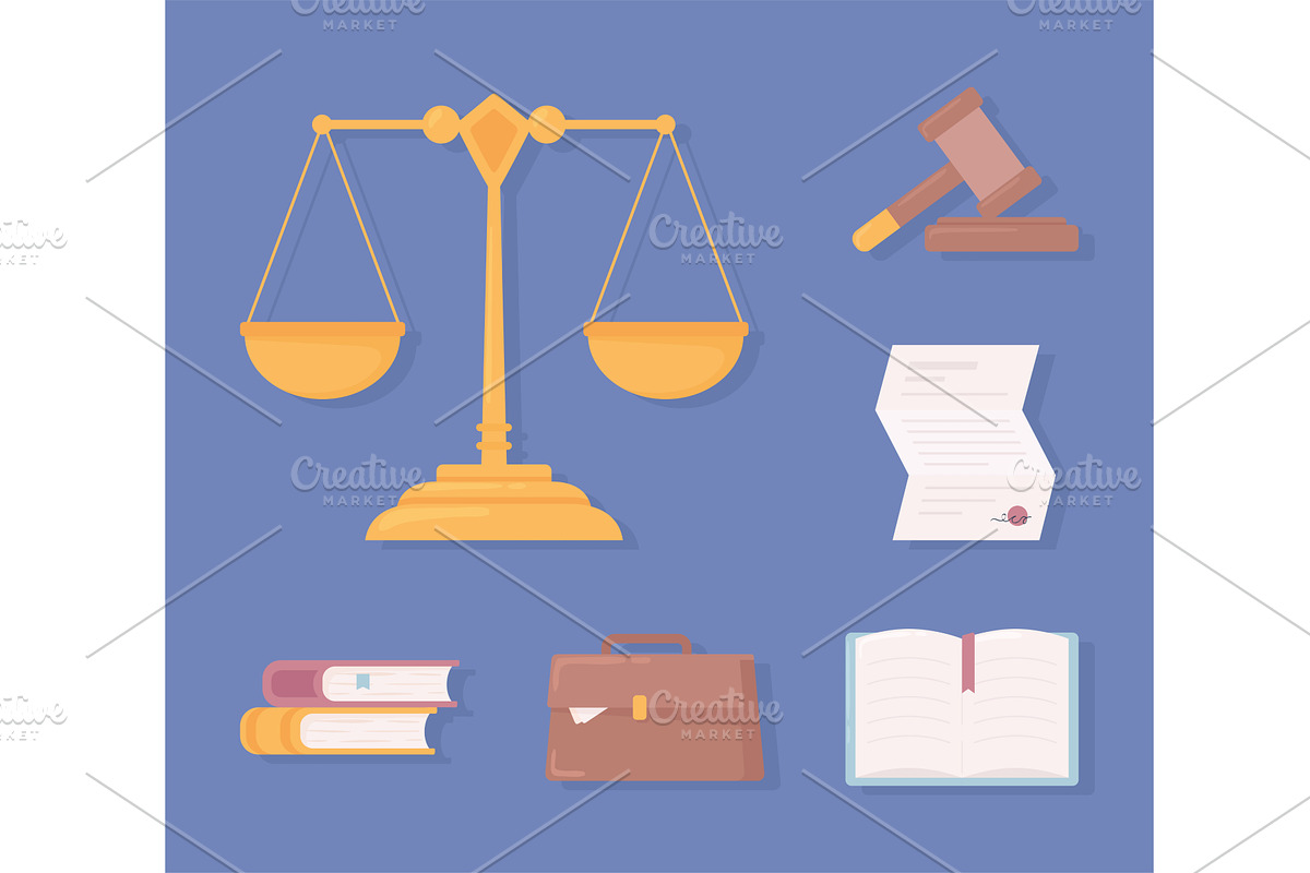 icons legal advice, an Object Illustration by studiogstock
