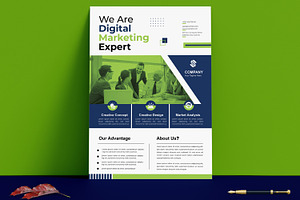 Marketing Flyer Design Template, a Flyer Template by MightyDesign
