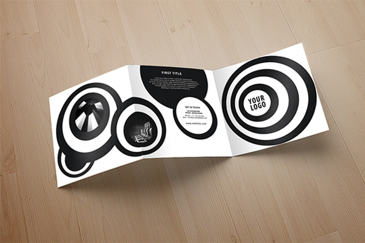 Square Trifold Brochure, a Graphic by frameum (Photo 2 of 2)
