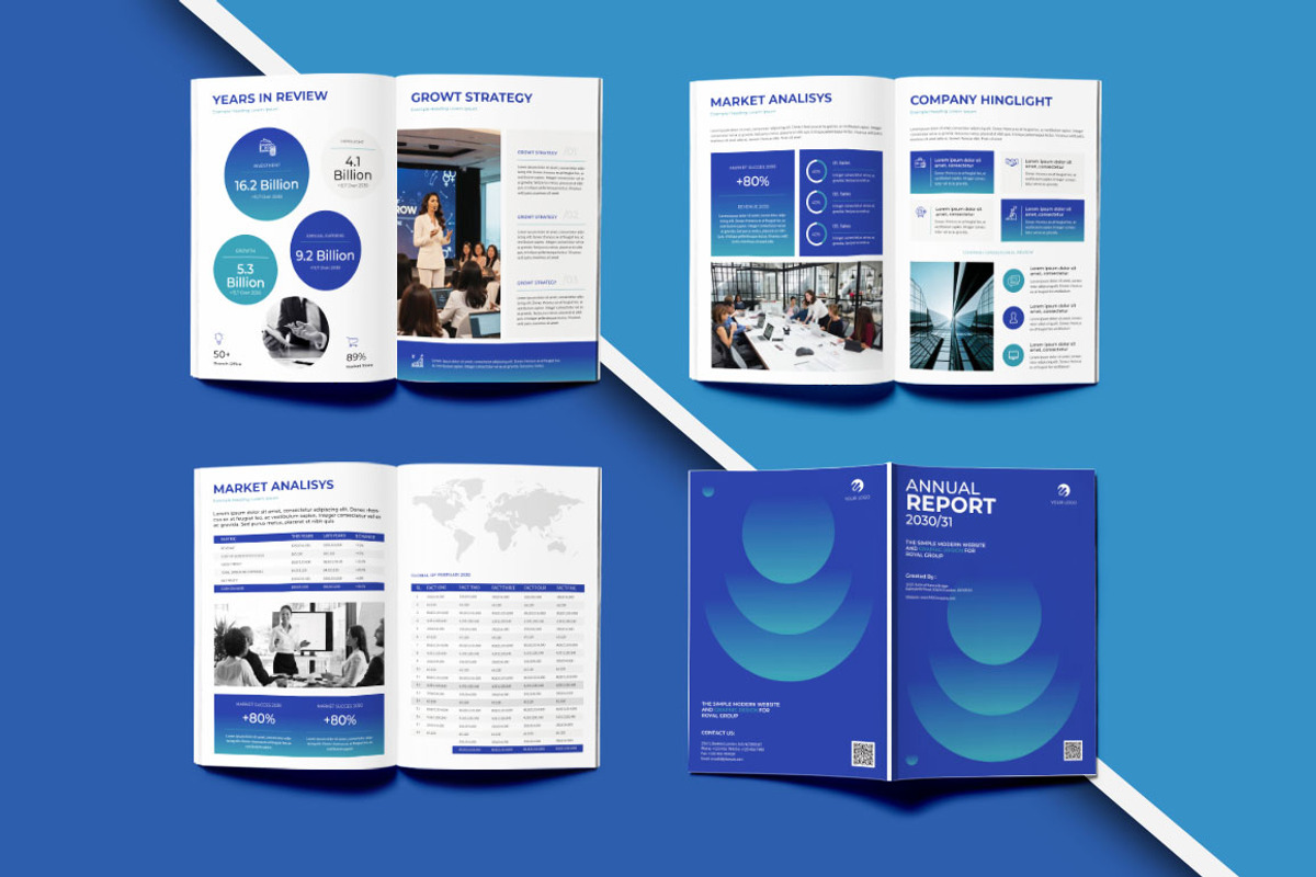 Annual Report Brochure, a Brochure Template by yanindesign (Photo 5 of 5)
