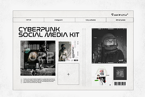 Cyberpunk | Social Media Pack CANVA