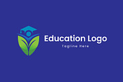 Education Growth Student Leaf Logo, a Branding & Logo Template by Walldecorated (Thumbnail 2 of 2)
