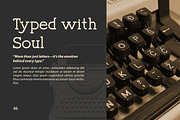 Yorkyra Classic Typewritter Font, a Serif Font by Vadovastd (Thumbnail 4 of 8)