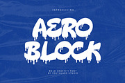 Aero Block - Bold Graffiti Font, a Handwritten Font by Youthlabs Studio (Thumbnail 1 of 15)