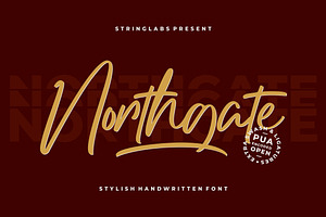 Northgate - Stylish Handwritten Font