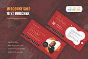 Discount Sale - Gift Voucher, a Print Template by AQR Studio (Thumbnail 1 of 2)
