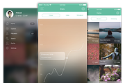 iOS 10 App Template (Sketch 3), an UI Kit Template by Phil Zet (Thumbnail 3 of 8)
