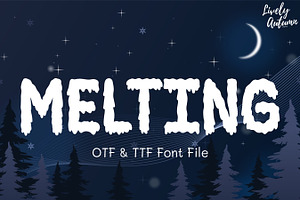 Melting Font, a Symbol Font by LivelyAutumn11.11