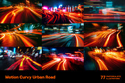 Motion Curvy Urban Roads. 77 images, an Abstract Photo by Handmadefont (Thumbnail 13 of 15)