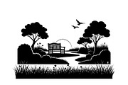 50 Garden Frame Silhouette Bundle, an Illustration by musafir_fashion (Thumbnail 47 of 51)