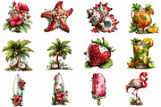 Whimsical Summer Clipart, an Illustration by Designworld (Thumbnail 4 of 7)