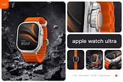 Apple Watch Ultra 2 Mockup Set, a Wearable Device Mockup by Country4k (Thumbnail 1 of 7)