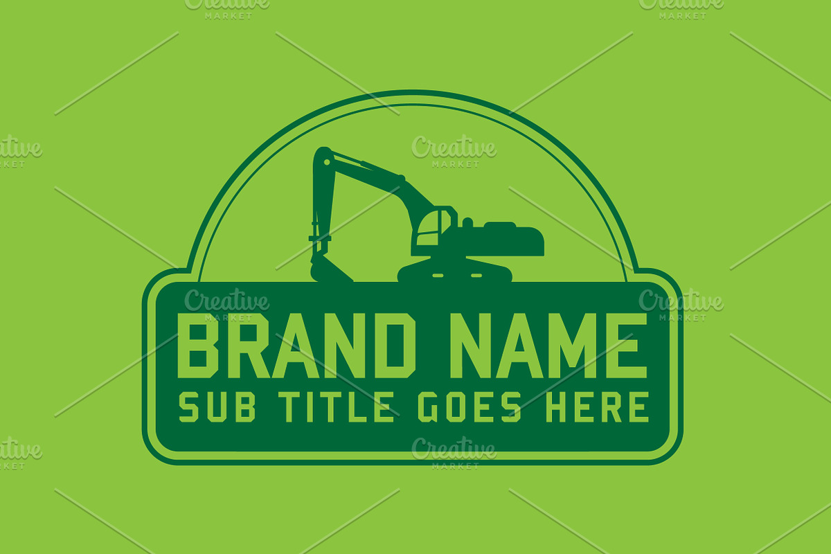 Construction Logo. Vector & Mock-Up, a Branding & Logo Template by Multiple (Photo 4 of 5)