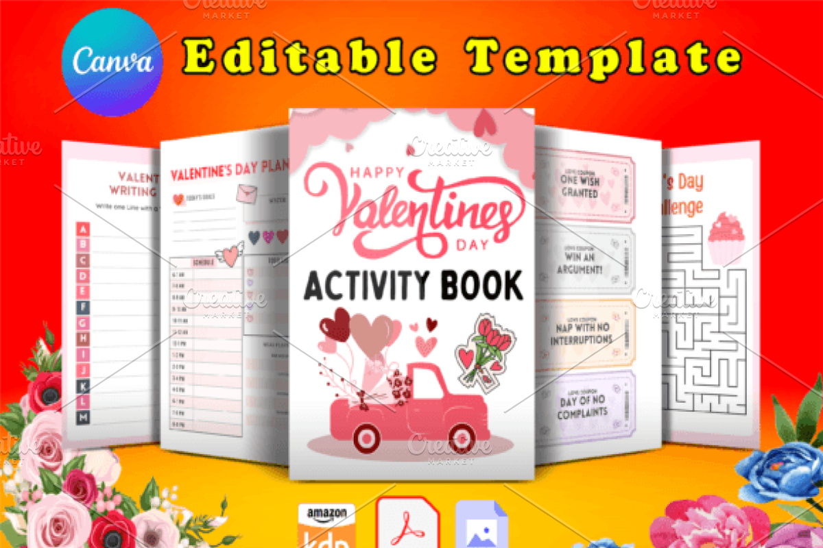 Valentine's Day Couple's Activity, a Marketing Template by Design Station (Photo 7 of 8)