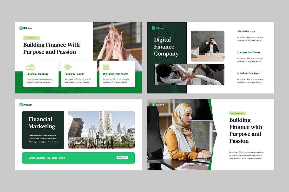 BILLESON - Powerpoint Template, a Presentation Template by rgbryand
