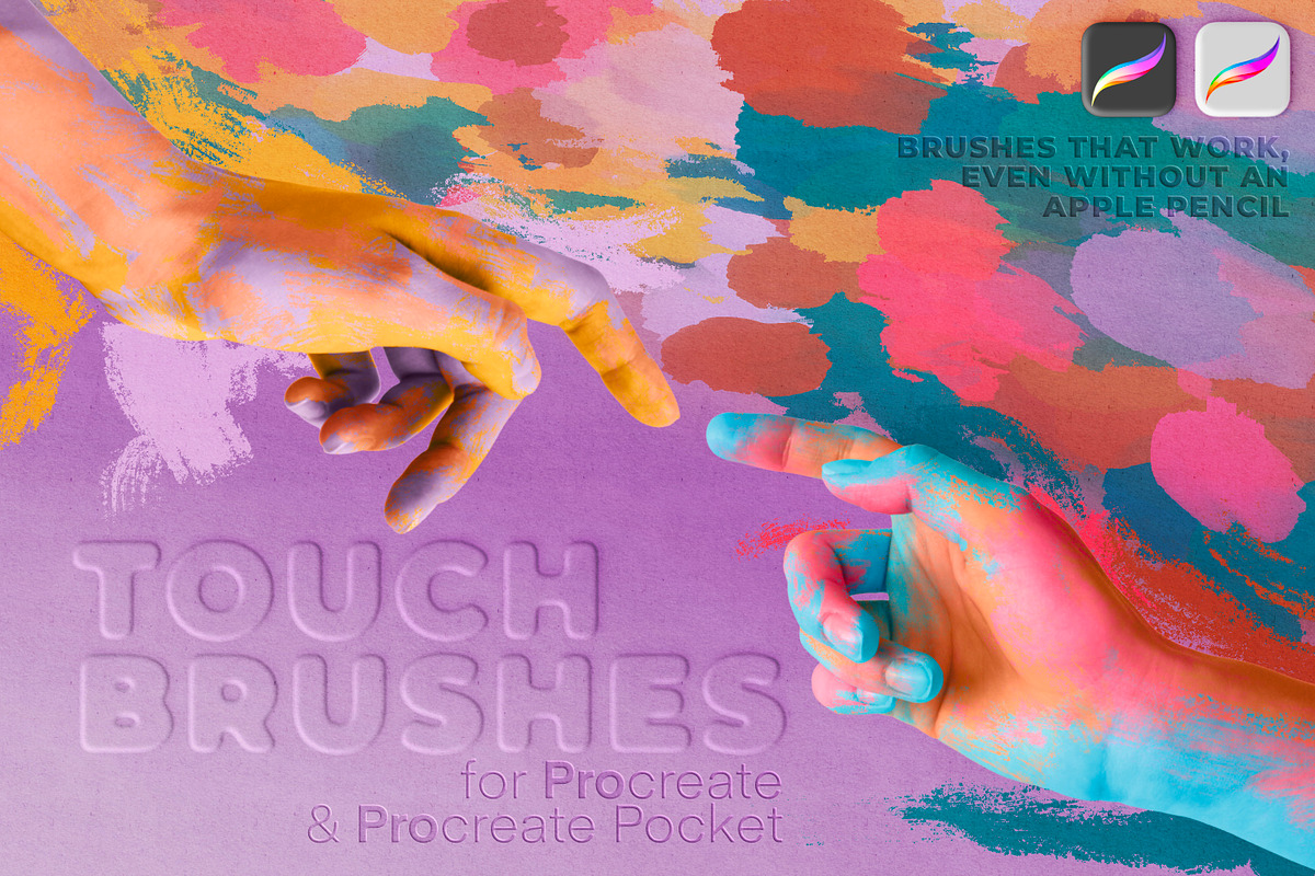 Touch Brushes for Procreate, a Brush Add-On by UPROOT (Photo 1 of 7)