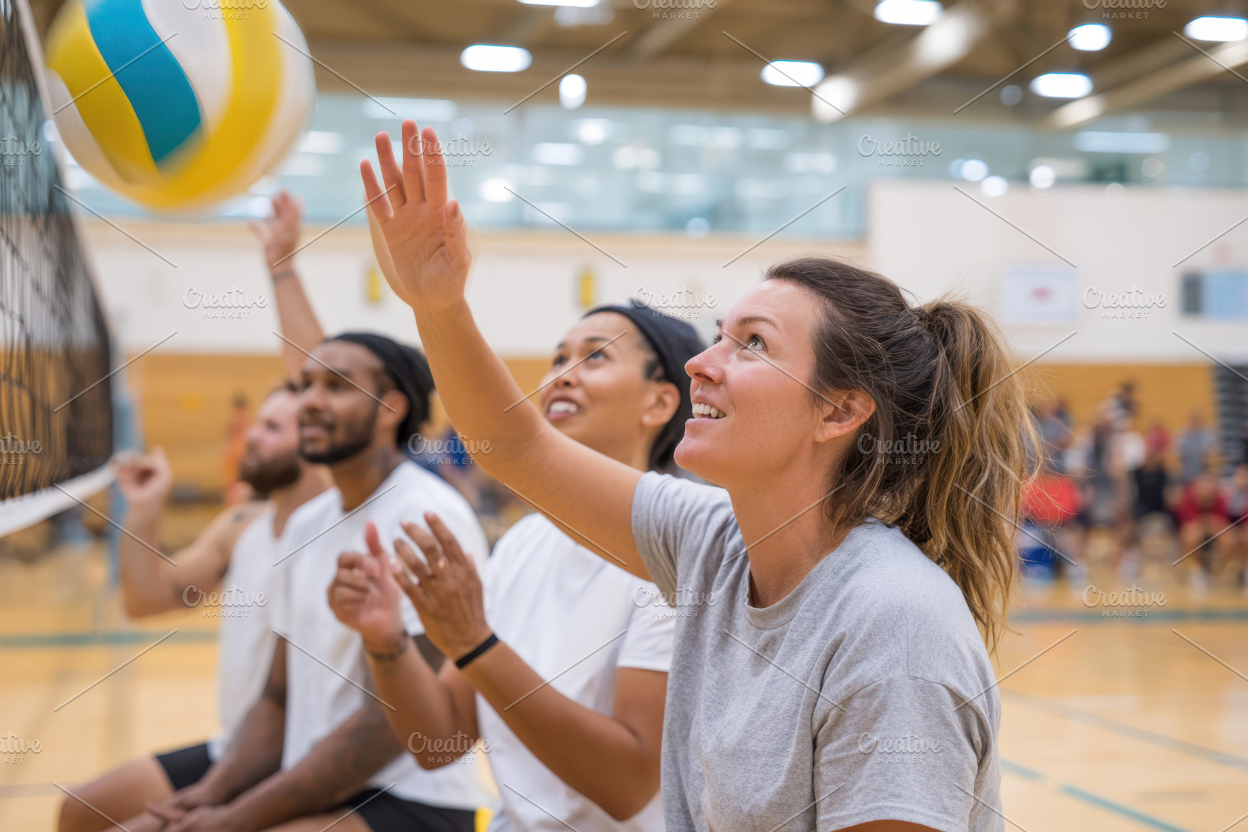 Wheelchair basketball athletes on the sidelines, a Sports & Recreation Photo by AlyaAnd