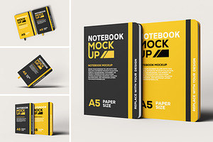 High Quality Notebook Mockup
