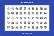 Credit and loan icons, an Outline Icon by Wencory (Thumbnail 1 of 2)