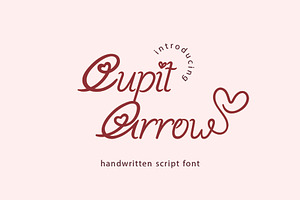 PGR Love Arrow - Script Font