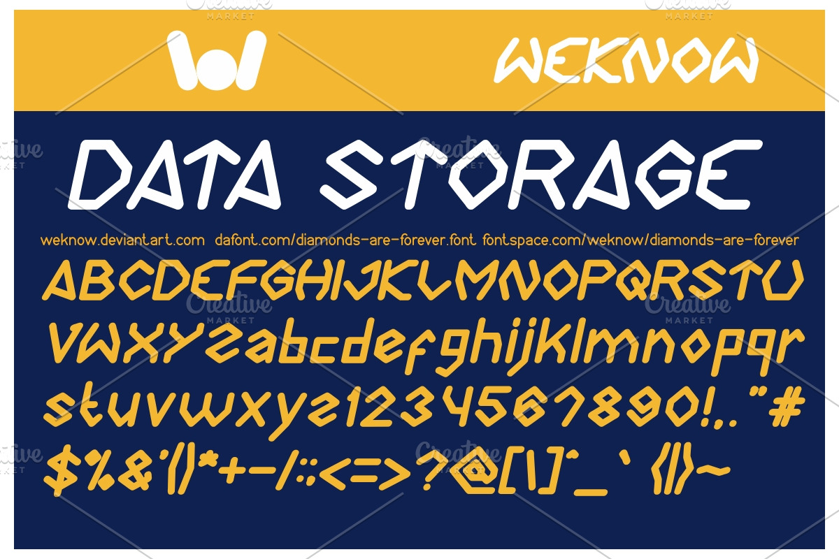 diamond are forever font preview 3